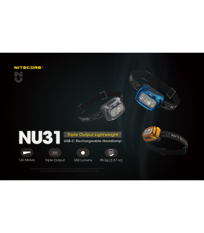 ΦΑΚΟΣ LED NITECORE HEADLAMP NU21, Black