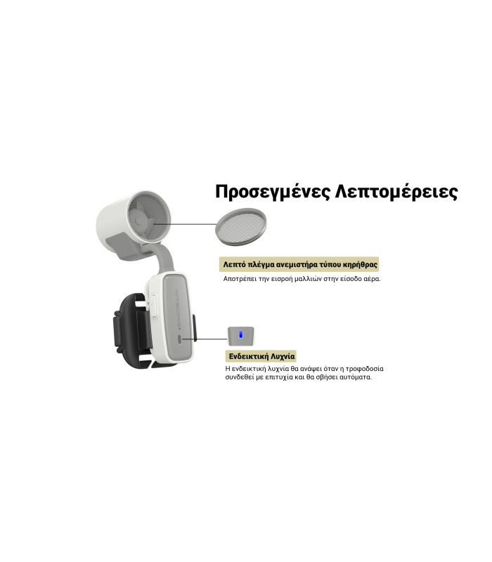 ΑΝΕΜΙΣΤΗΡΑΣ ΑΤΟΜΙΚΟΣ NITECORE NCF20 Black
