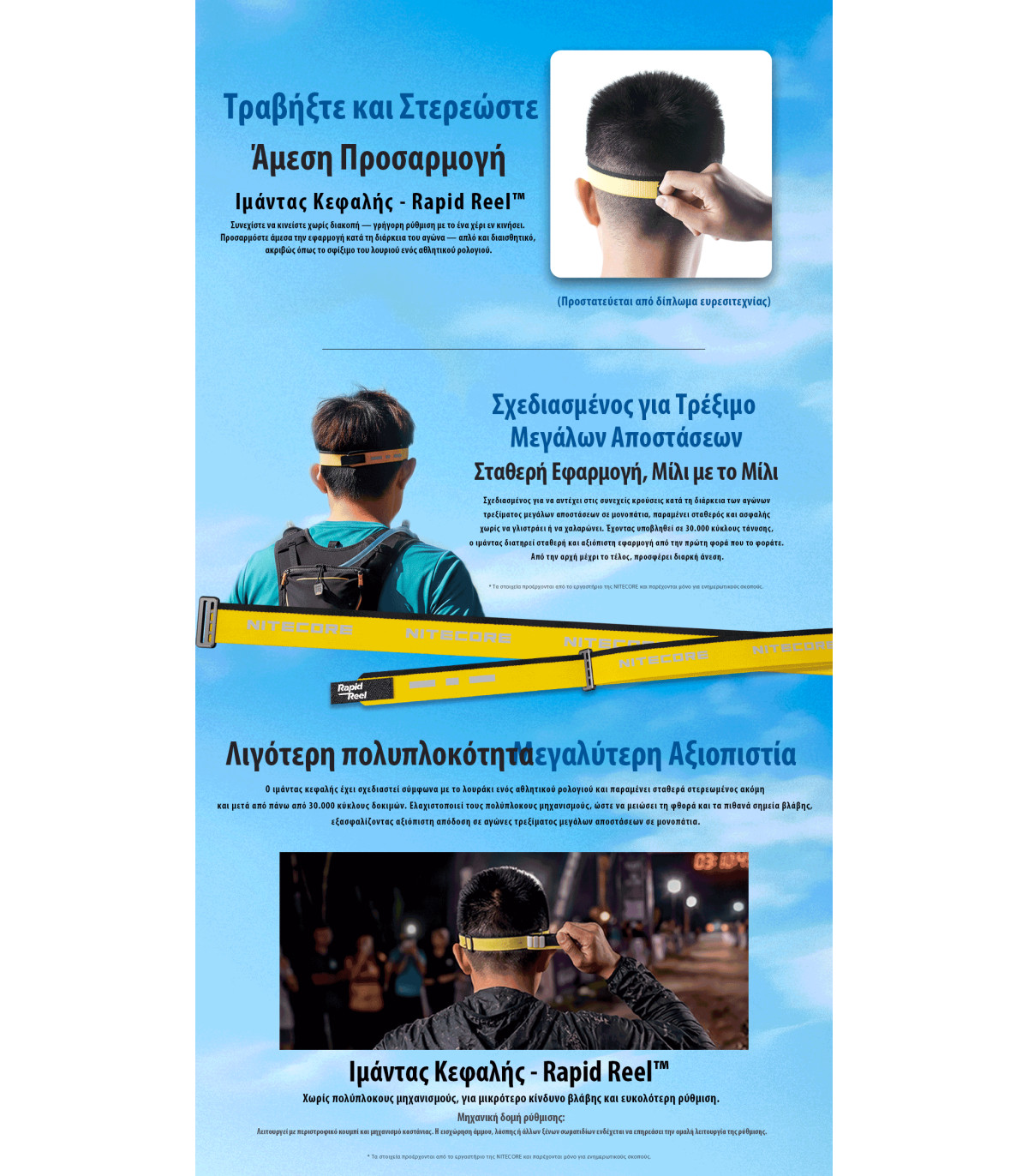 ΦΑΚΟΣ LED NITECORE HEADLAMP UT6, Color temperatures 100-mile trail running headlamp