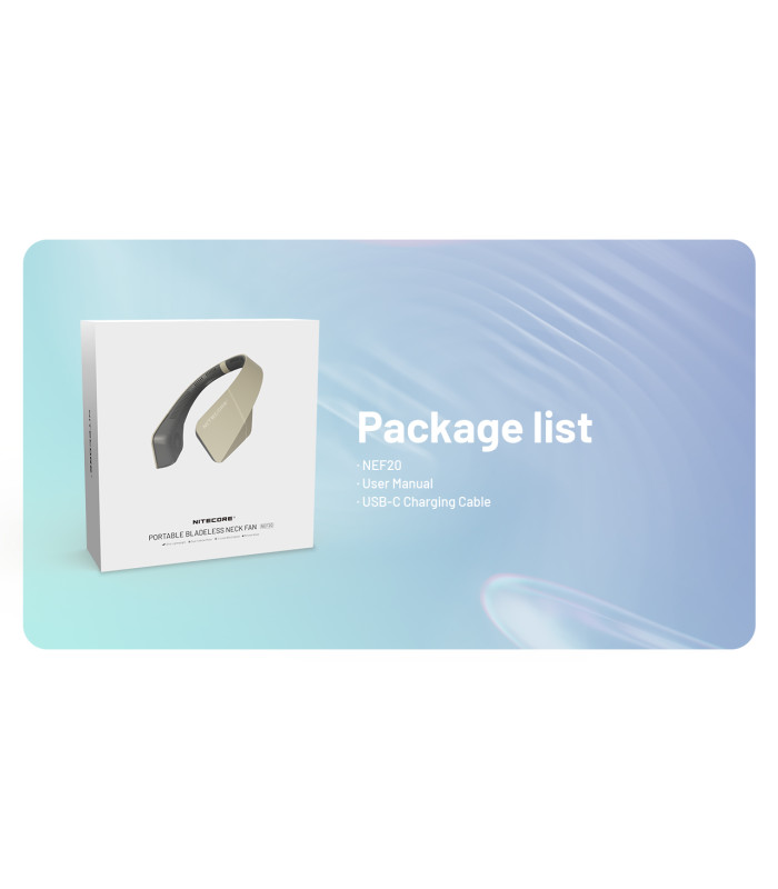 ΑΝΕΜΙΣΤΗΡΑΣ ΑΤΟΜΙΚΟΣ NITECORE NEF20