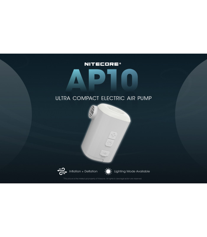 Ηλεκτρική Επαναφορτιζόμενη τρόμπα NITECORE AP10