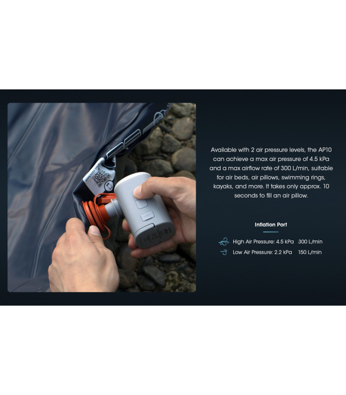 Ηλεκτρική Επαναφορτιζόμενη τρόμπα NITECORE AP10