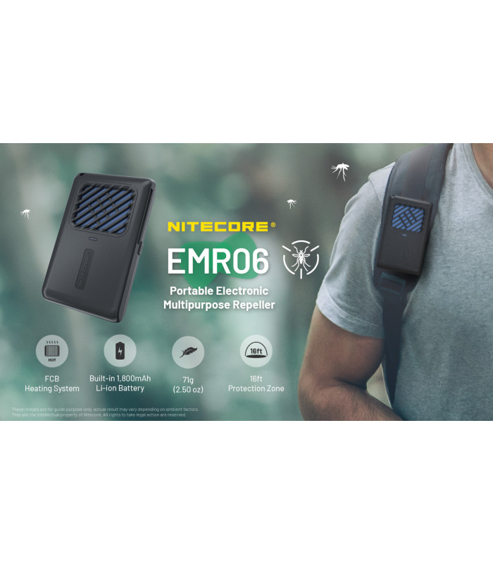 ΑΠΩΘΗΤΗΣ ΕΝΤΟΜΩΝ NITECORE EMR06 Black