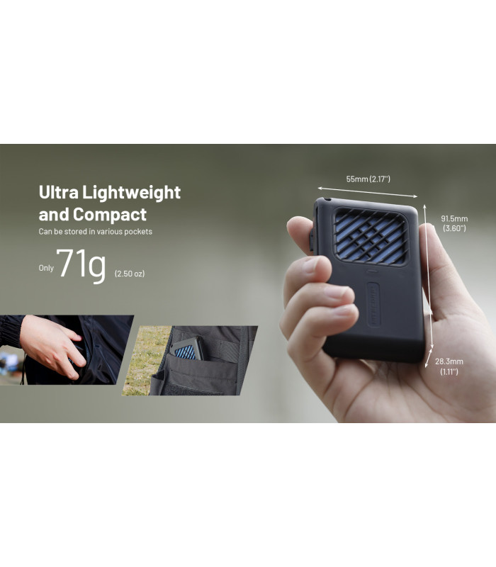 ΑΠΩΘΗΤΗΣ ΕΝΤΟΜΩΝ NITECORE EMR06 Black