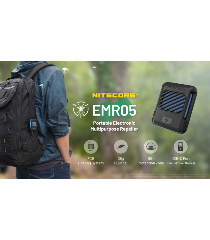 ΑΠΩΘΗΤΗΣ ΕΝΤΟΜΩΝ NITECORE EMR05 Black