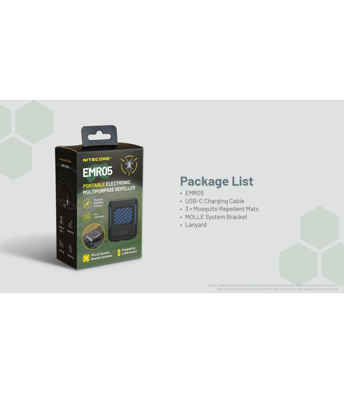 ΑΠΩΘΗΤΗΣ ΕΝΤΟΜΩΝ NITECORE EMR05 Black