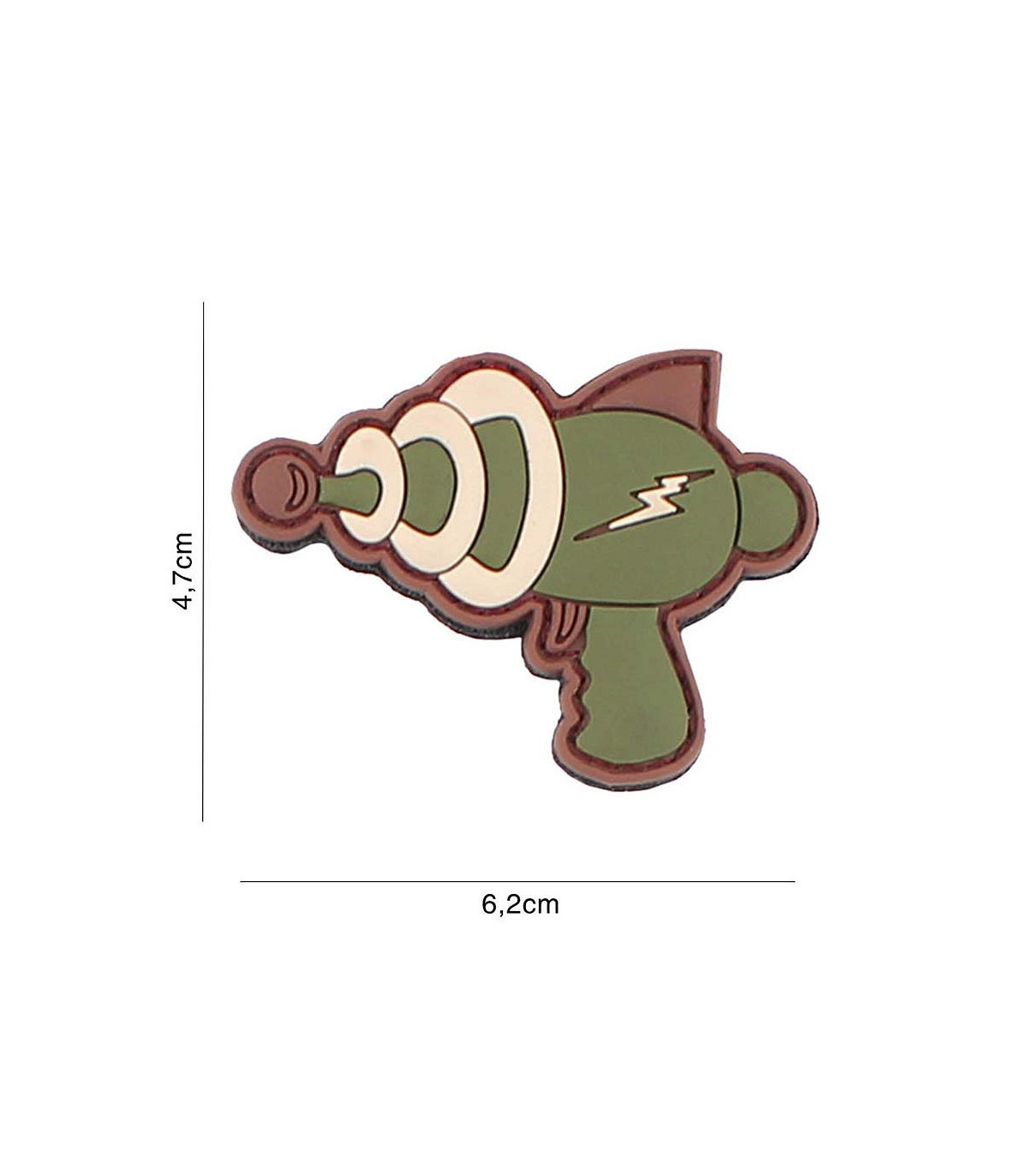 101 INC Decorative Patch 3D PVC Spacegun | Sabotage Oddal