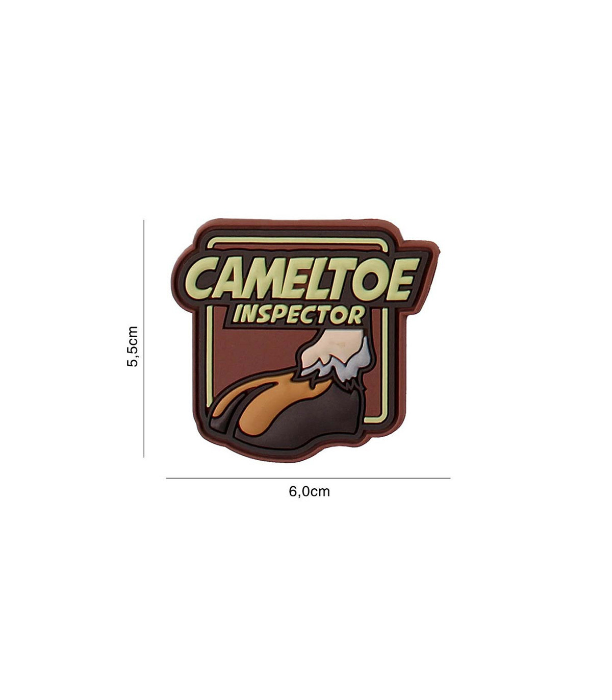 101 INC Decorative Patch 3D PVC Cameltoe Inspector | Sabotage Oddal