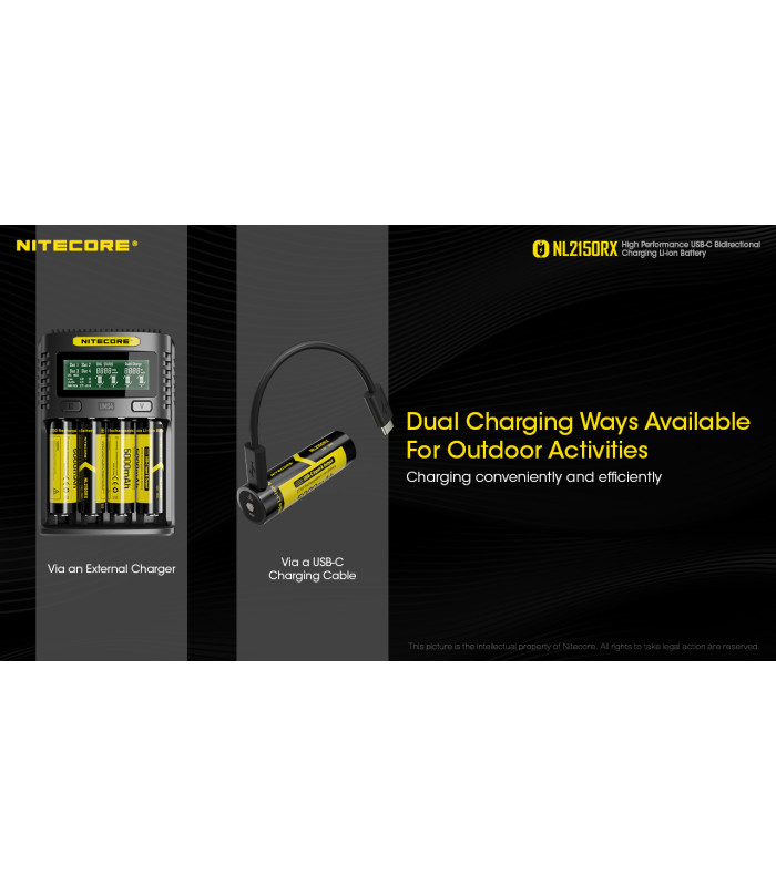 ΜΠΑΤΑΡΙΑ NITECORE 21700/ 5000mAh/ RX , USB-C