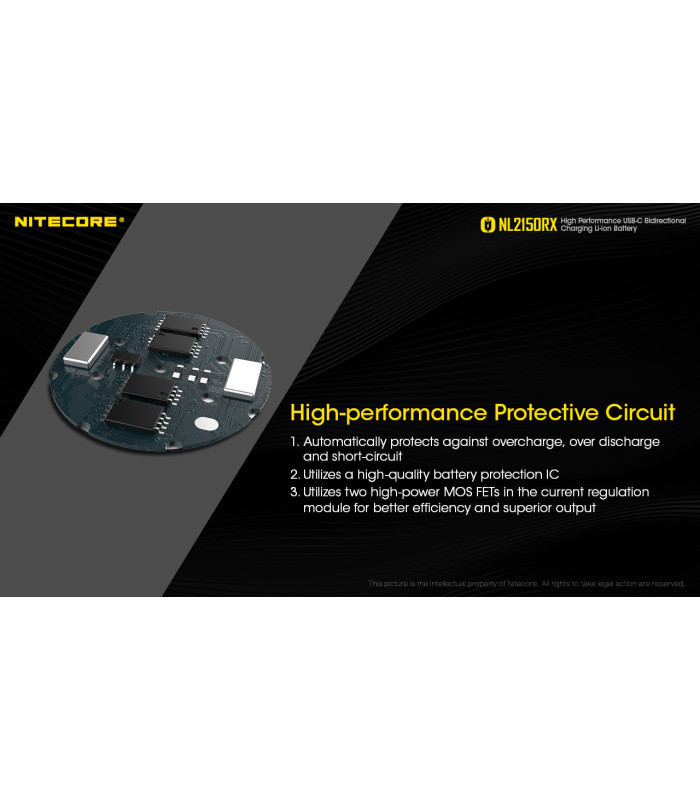 ΜΠΑΤΑΡΙΑ NITECORE 21700/ 5000mAh/ RX , USB-C