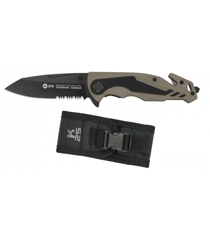 ΣΟΥΓΙΑΣ K25 G10 coyote/black, Blade 8.8cm, 18792