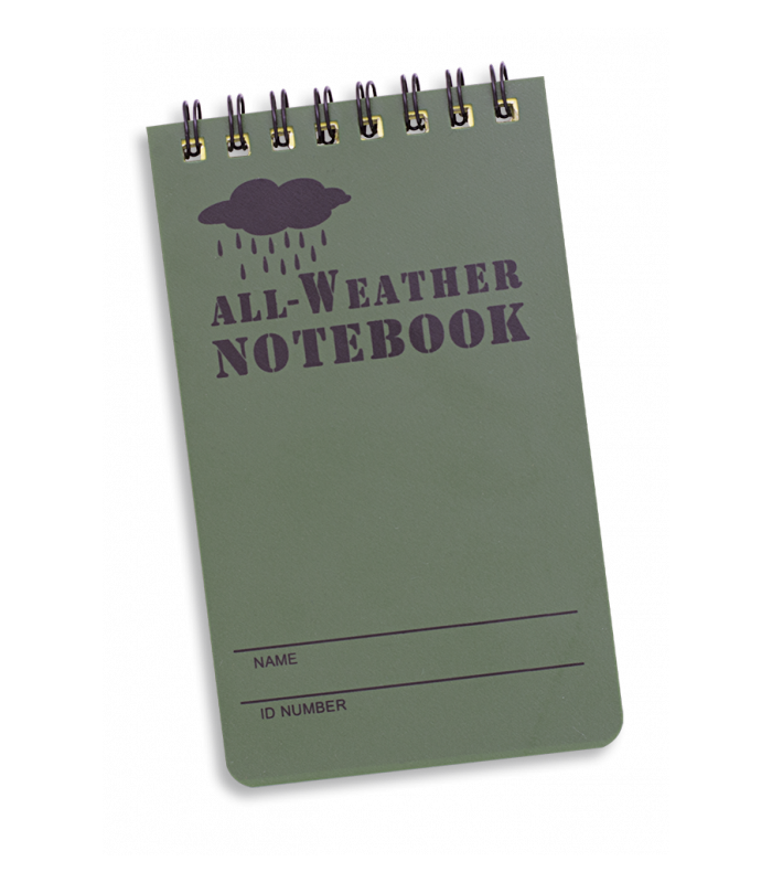 Waterproof notebook 12.1 * 7.6.
