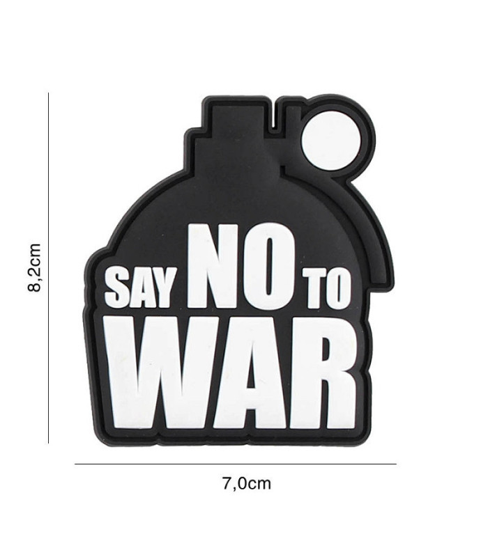 Διακοσμητικό Σήμα 101 INC Patch 3D PVC Say No To War | Sabotage Oddal
