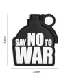 ΔΙΑΚΟΣΜΗΤΙΚΟ ΣΗΜΑ 101 INC PATCH 3D PVC SAY NO TO WAR