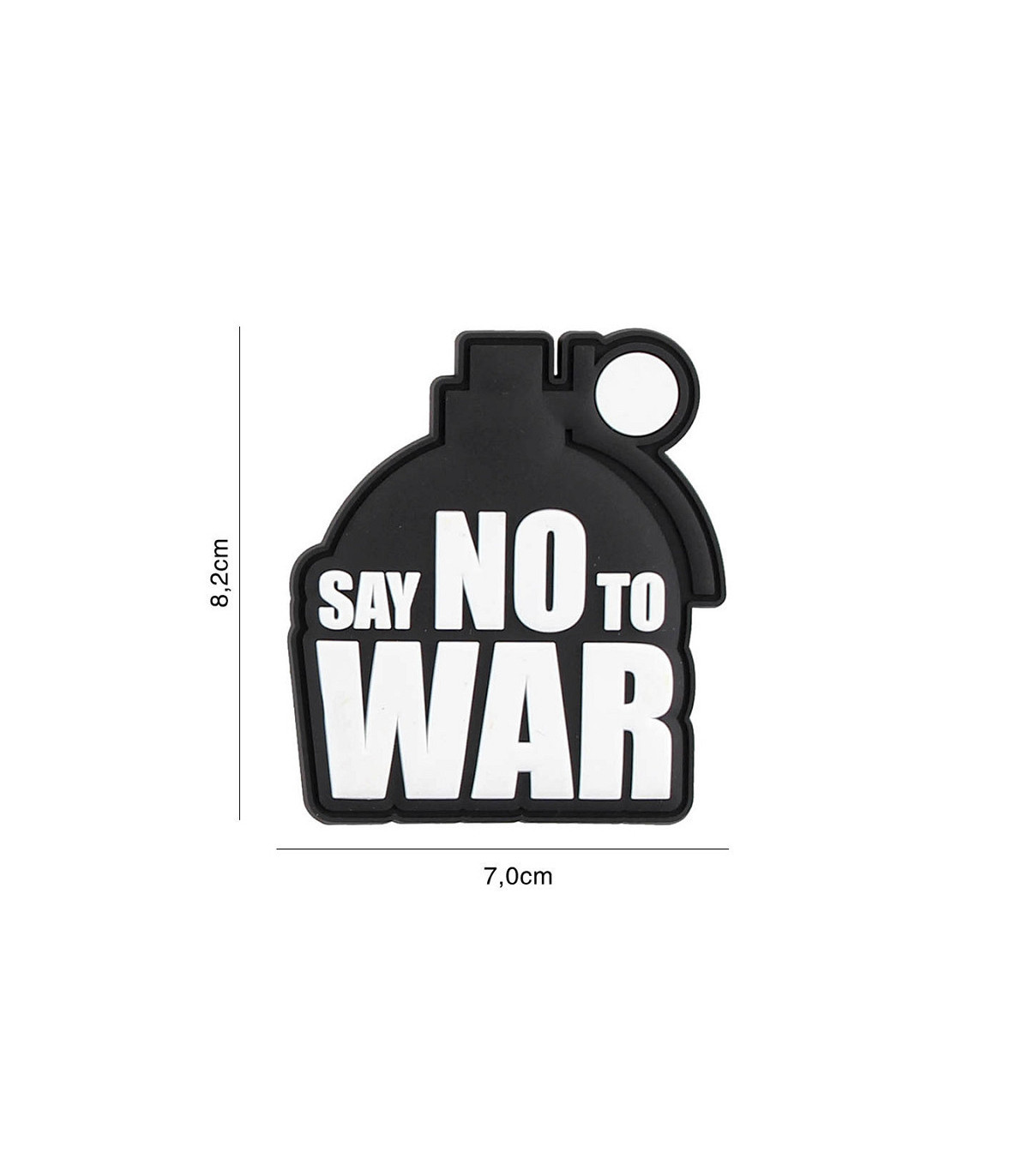 Διακοσμητικό Σήμα 101 INC Patch 3D PVC Say No To War | Sabotage Oddal