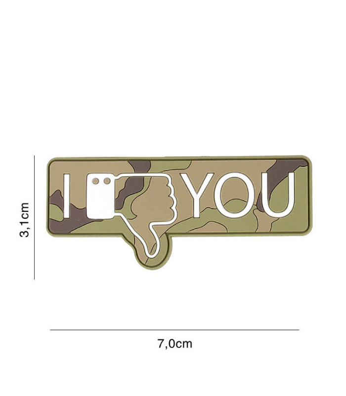Διακοσμητικό Σήμα 101 INC Patch 3D PVC I Don't Like You | Sabotage Oddal