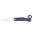 Σουγιάς Albainox pocket knife. Blue pakkawood