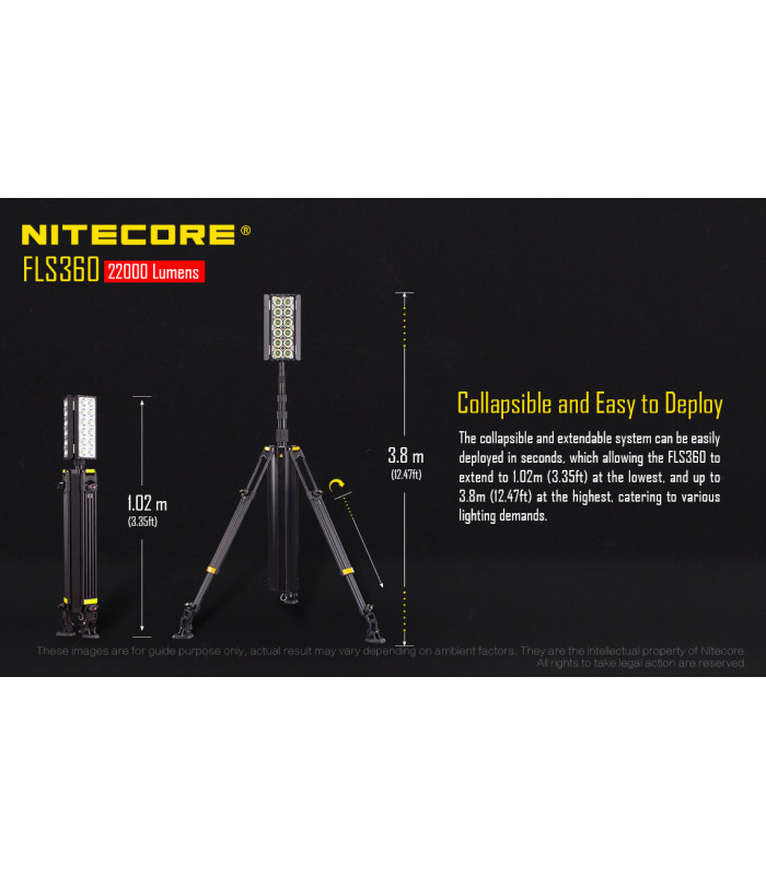 FLS360 Illumination Field Lighting System, 22.000 Lumens