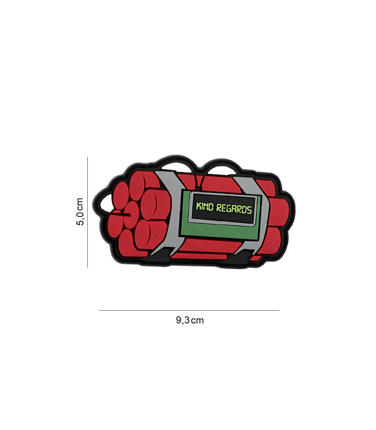 Διακοσμητικό Σήμα 101 INC Patch 3D PVC Kind Regards | Sabotage Oddal