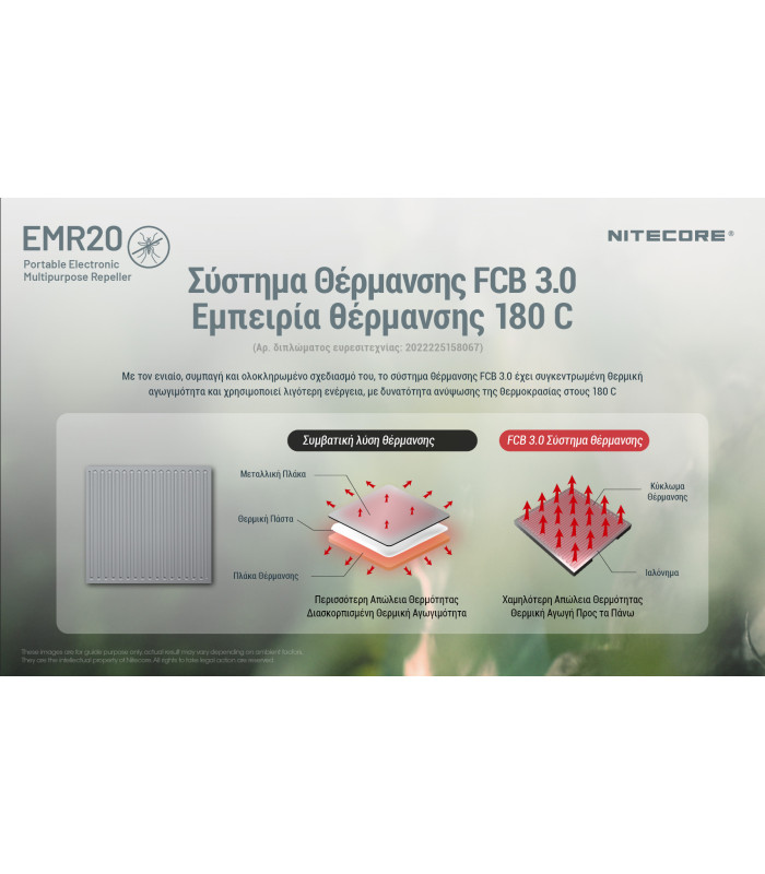ΑΠΩΘΗΤΗΣ ΕΝΤΟΜΩΝ NITECORE EMR20