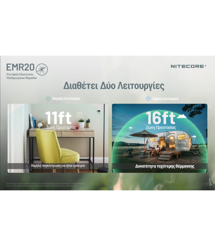 ΑΠΩΘΗΤΗΣ ΕΝΤΟΜΩΝ NITECORE EMR20