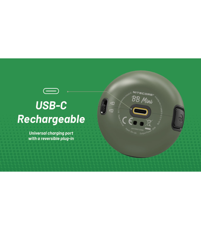 BLOWER BABY BB Mini , ΦΥΣΗΤΗΡΑΣ NITECORE Mini, Green