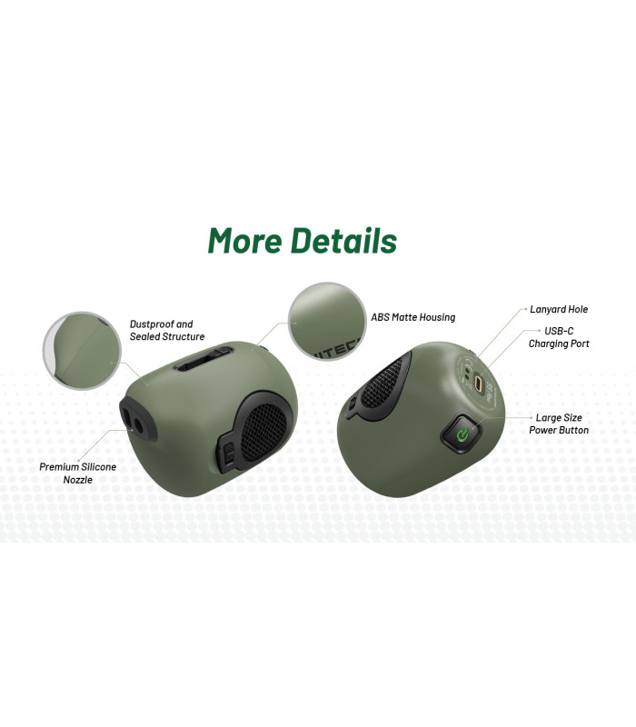 BLOWER BABY BB Mini , ΦΥΣΗΤΗΡΑΣ NITECORE Mini, Green