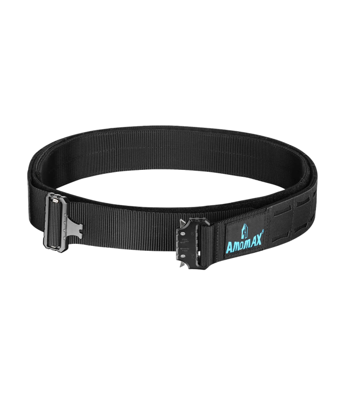 Ζώνη Επιχειρησιακή AMOMAX, Molle, Διπλή, Black, XXL