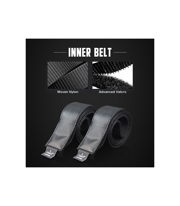 Ζώνη Επιχειρησιακή AMOMAX, Molle, Διπλή, Black, MD