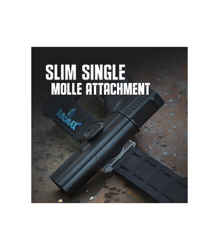 Molle Attachment SLIM Single , Black