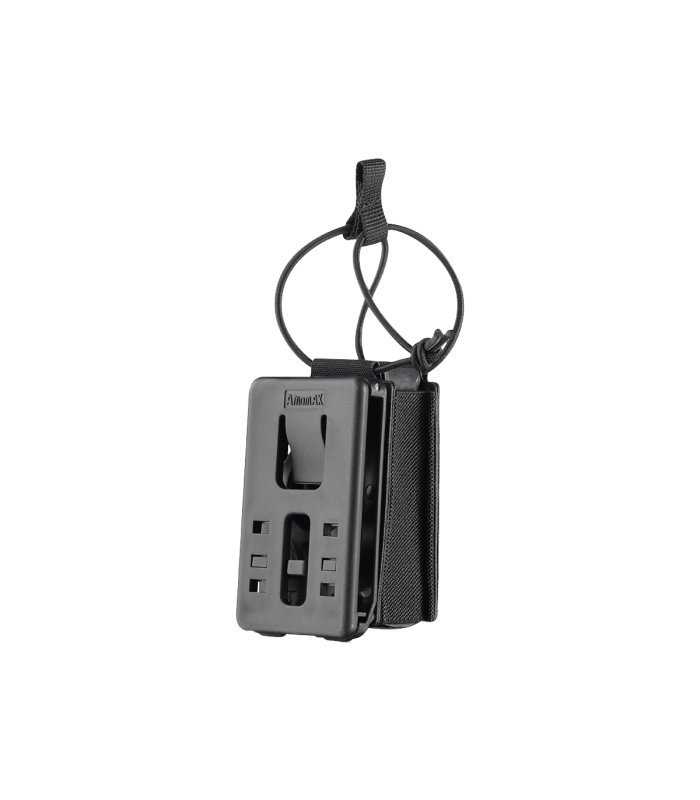 ΘΗΚΗ ΓΕΜΙΣΤΗΡΩΝ AMOMAX, Πιστολίου, Universal Fabric, Black, Μονή