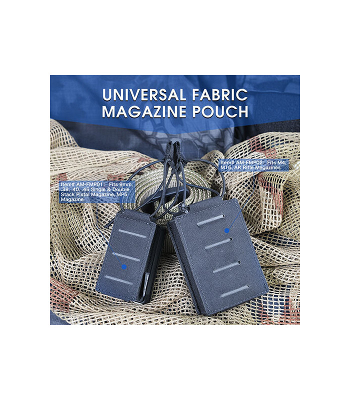 ΘΗΚΗ ΓΕΜΙΣΤΗΡΩΝ AMOMAX, Πιστολίου, Universal Fabric, Black, Μονή