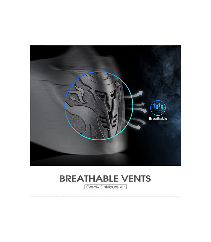 ΜΑΣΚΑ AIRSOFT AMOMAX, Half Face, Black