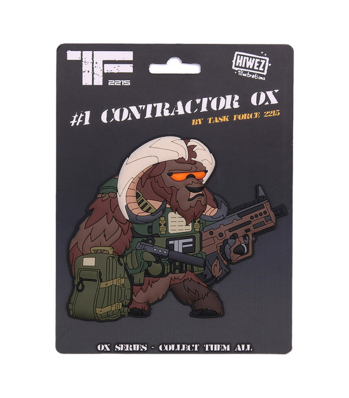 Διακοσμητικό Σήμα TF-2215 Patch 3D PVC Contractor Ox | Sabotage Oddal