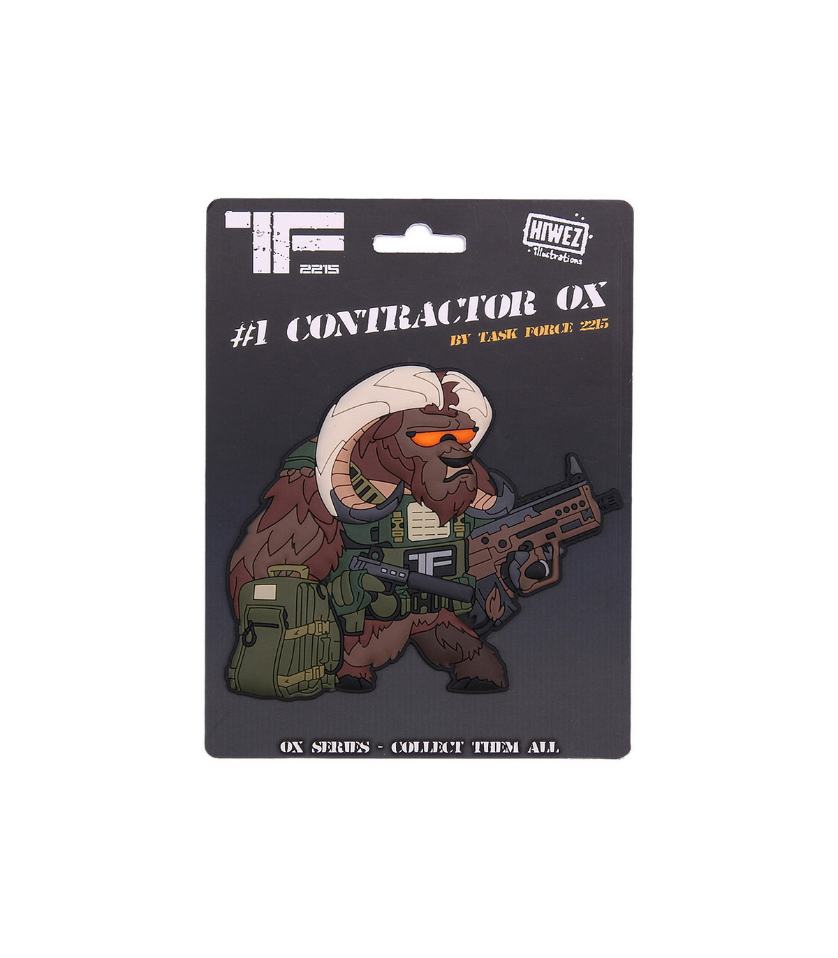 TF-2215 Decorative Patch 3D PVC Contractor Ox | Sabotage Oddal
