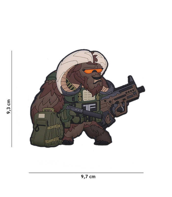 Διακοσμητικό Σήμα TF-2215 Patch 3D PVC Contractor Ox | Sabotage Oddal