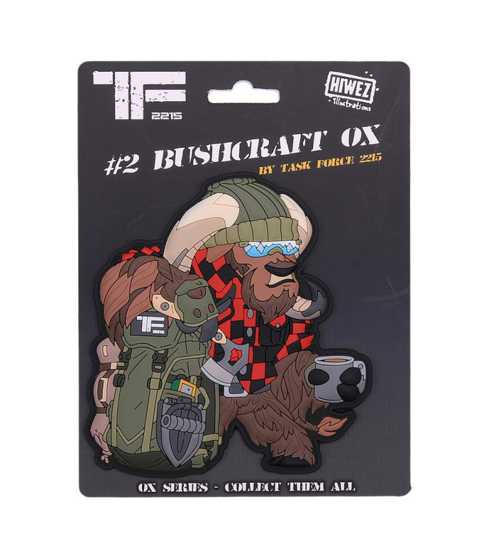 Διακοσμητικό Σήμα TF-2215 Patch 3D PVC Bushcraft Ox | Sabotage Oddal