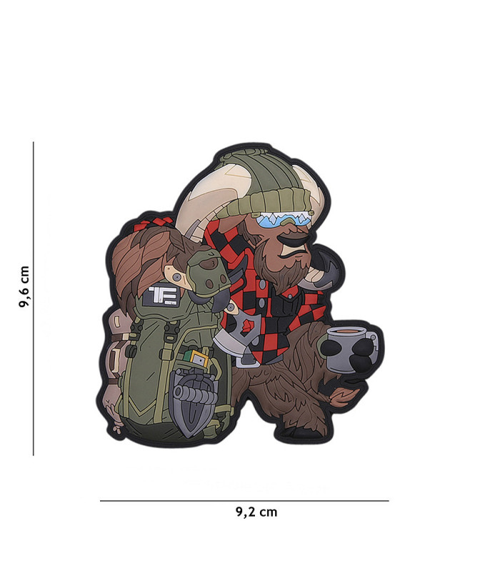 Διακοσμητικό Σήμα TF-2215 Patch 3D PVC Bushcraft Ox | Sabotage Oddal