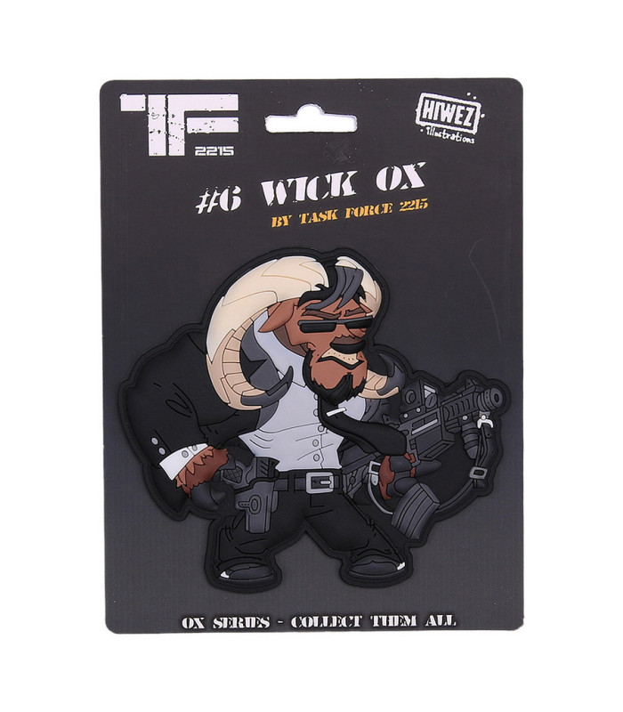 TF-2215 Decorative Patch 3D PVC Wick Ox | Sabotage Oddal
