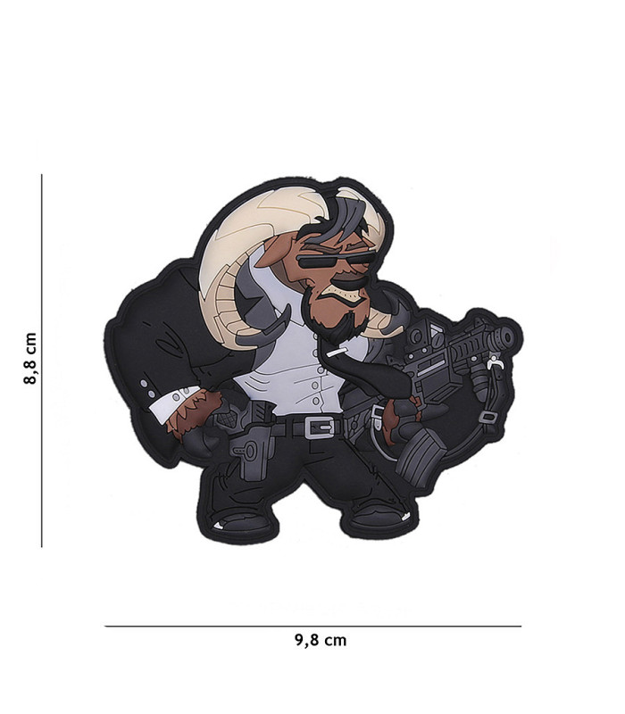 Διακοσμητικό Σήμα TF-2215 Patch 3D PVC Wick Ox | Sabotage Oddal