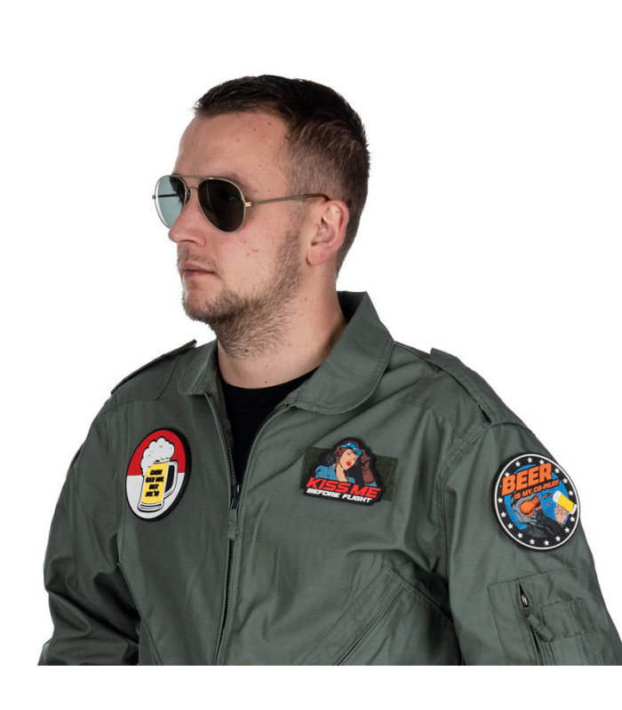 101 INC Decorative Patch 3D PVC Beer is my Co-pilot | Sabotage Oddal