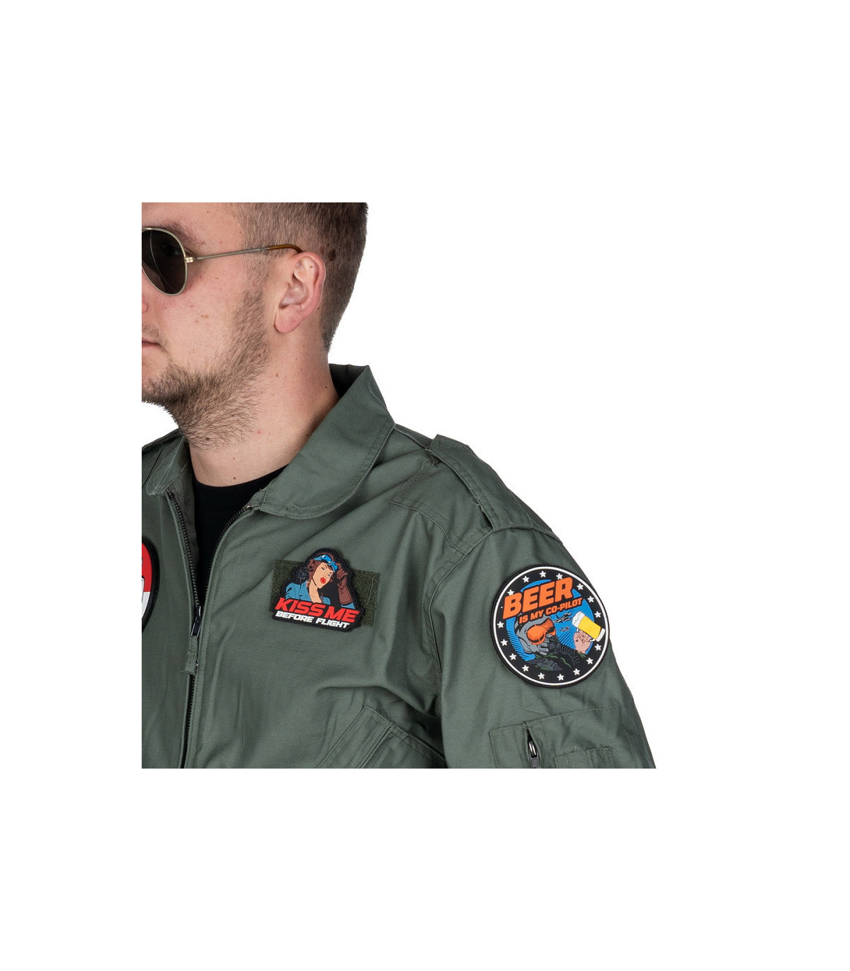 101 INC Decorative Patch 3D PVC Beer is my Co-pilot | Sabotage Oddal