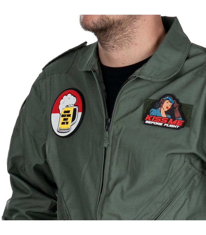 Διακοσμητικό Σήμα 101 INC Patch 3D PVC Kiss me Before Flight | Sabotage Oddal