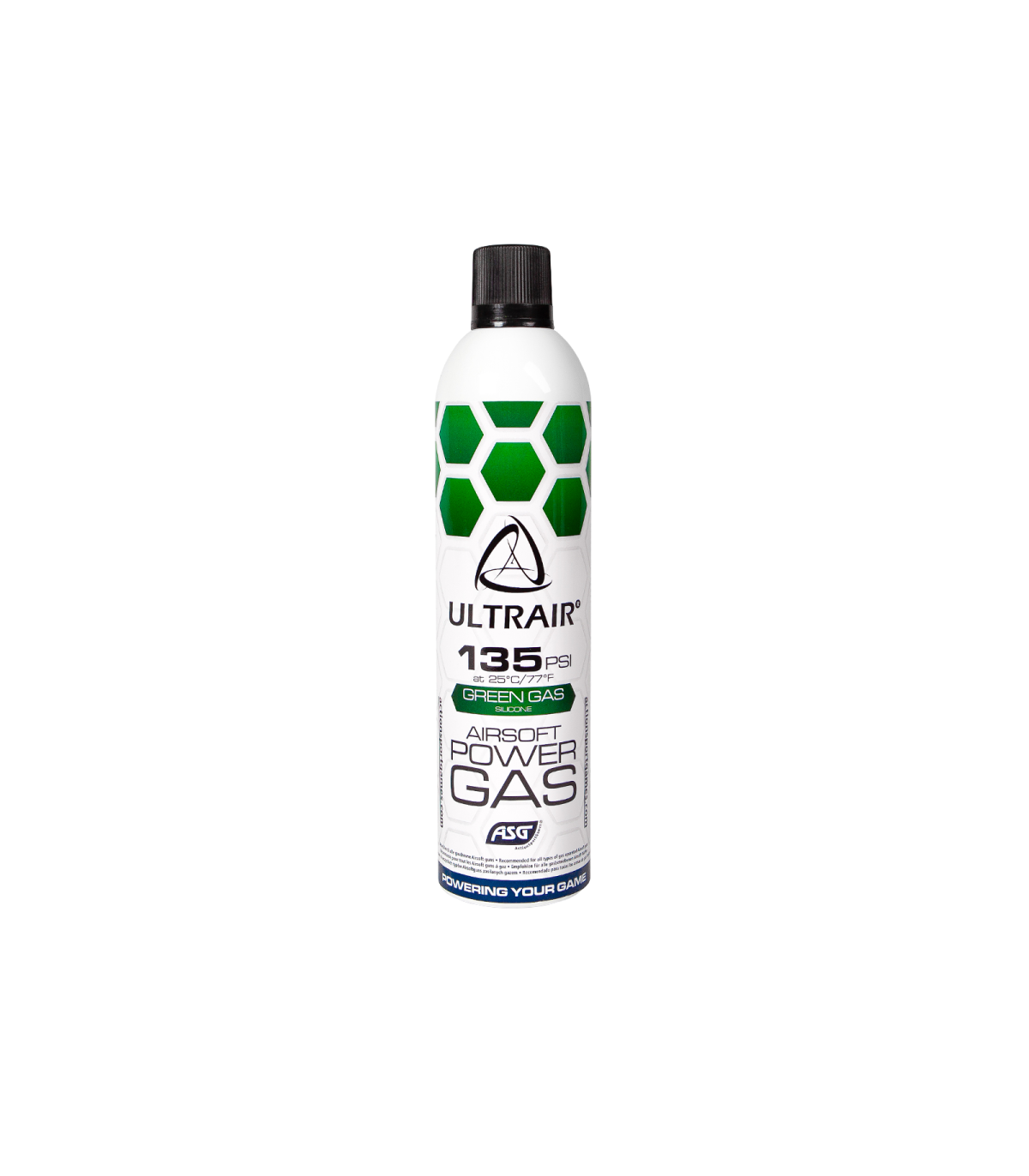 ΑΕΡΙΟ SOFT ULTRAIR Power, 570ml, 135 PSi, Silicon, Green