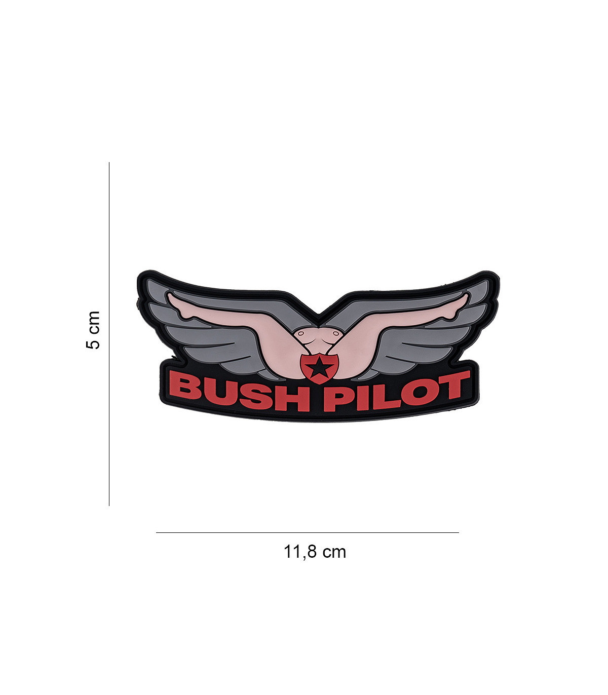 101 INC Decorative Patch 3D PVC Bush Pilot | Sabotage Oddal