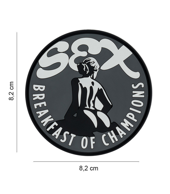 Διακοσμητικό σήμα 101 INC Patch 3D PVC Sex-Breakfast of Champions | Sabotage Oddal