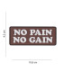 Διακοσμητικό σήμα 101 INC Patch 3D PVC No Pain No Gain | Sabotage Oddal