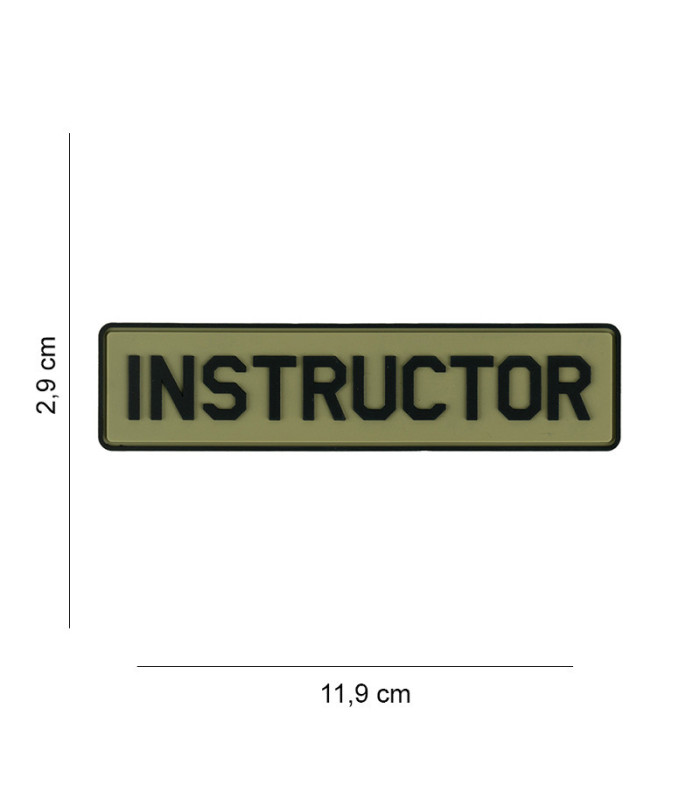 Διακοσμητικό σήμα 101 INC Patch 3D PVC Instructor | Sabotage Oddal