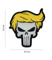 ΔΙΑΚΟΣΜΗΤΙΚΟ ΣΗΜΑ 101 INC PATCH 3D PVC PUNISH SKULL YELLOW HAIR GLOW IN DARK