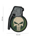 Διακοσμητικό σήμα 101 INC Patch 3D PVC Handgrenade Punish Skull | Sabotage Oddal